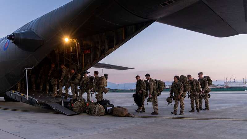 The first rescue flight saw an RAF plane collect people from an airfield near Khartoum, with priority being given to families with children, the elderly and vulnerable (Image: Crown Copyright via Getty Images)