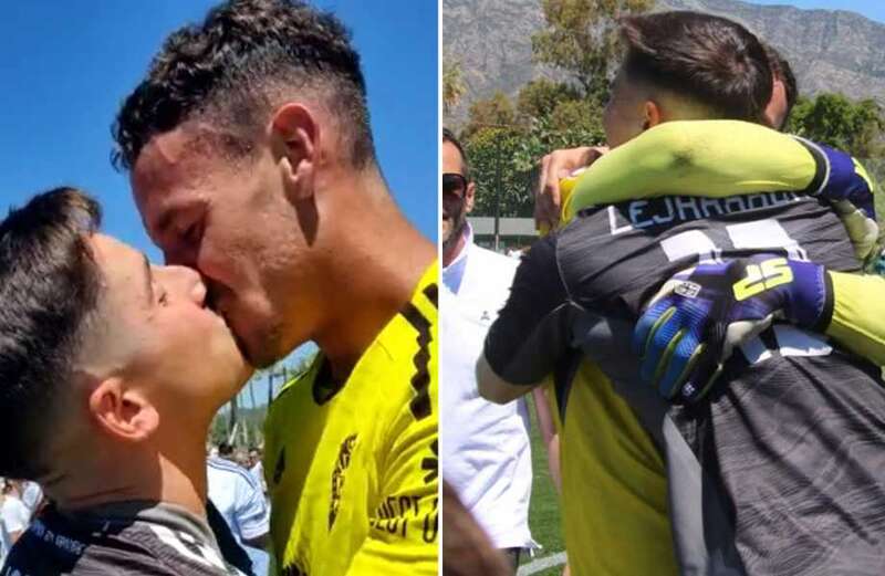 Spanish footballer comes out as gay by kissing boyfriend after promotion