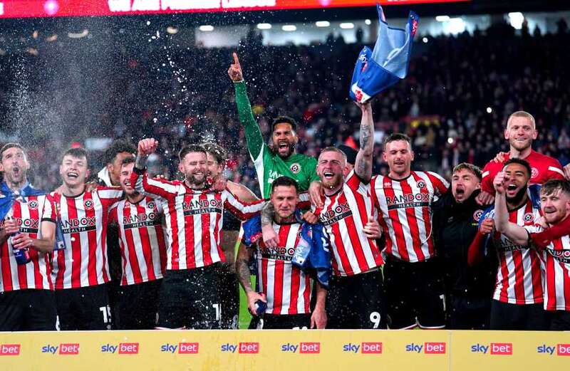 Sheffield United seal promotion back to Premier League at raucous Bramall Lane