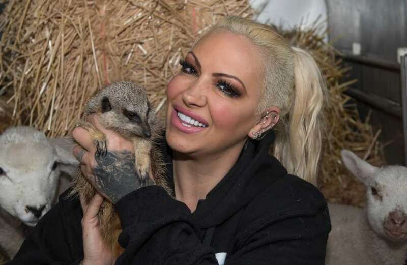 Jodie Marsh’s £1m farm raided by RSPCA after she took MEERKAT to pub