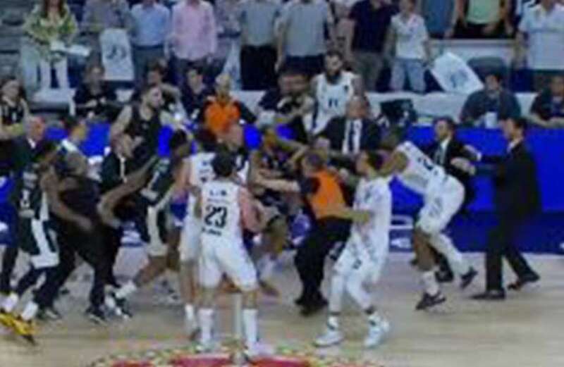 Fans compare Real Madrid star to Brock Lesnar during basketball brawl