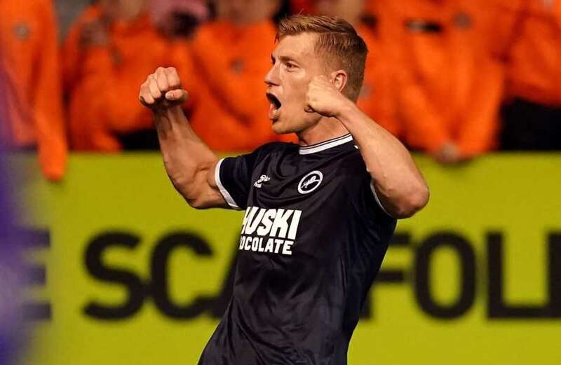 Awkward moment Millwall's Flemming told to 'watch language' after swearing on TV