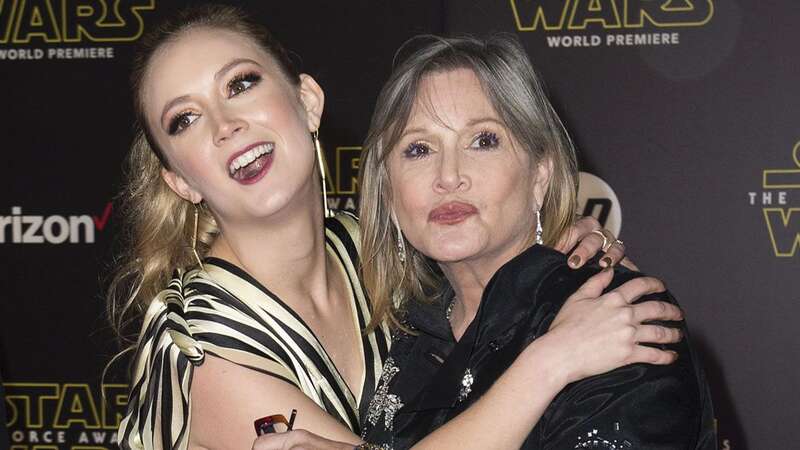 Carrie Fisher and her daughter Billie Lourd