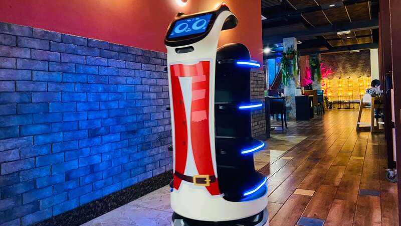 Robots have overtaken the waiting at Sakura (Image: MEN MEDIA)