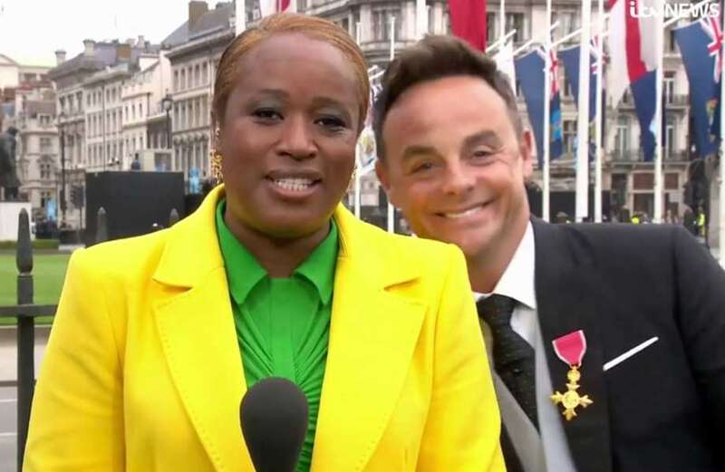 ITV News gatecrashed by Ant and Dec as they interrupt Charlene White