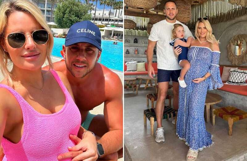 Inside Danielle Armstrong’s Marbella birthday as she shows off growing baby bump