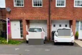 American confused at the way British people park outside their homes