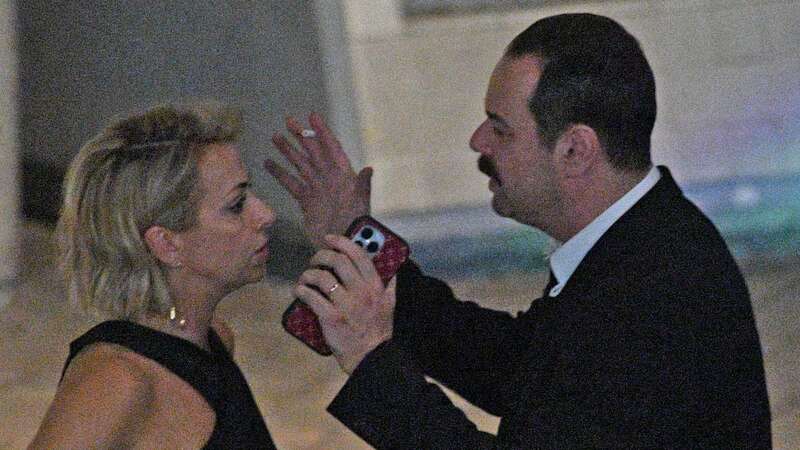 Danny Dyer spotted taking cigarette break with Rivals co-star outside BAFTAs