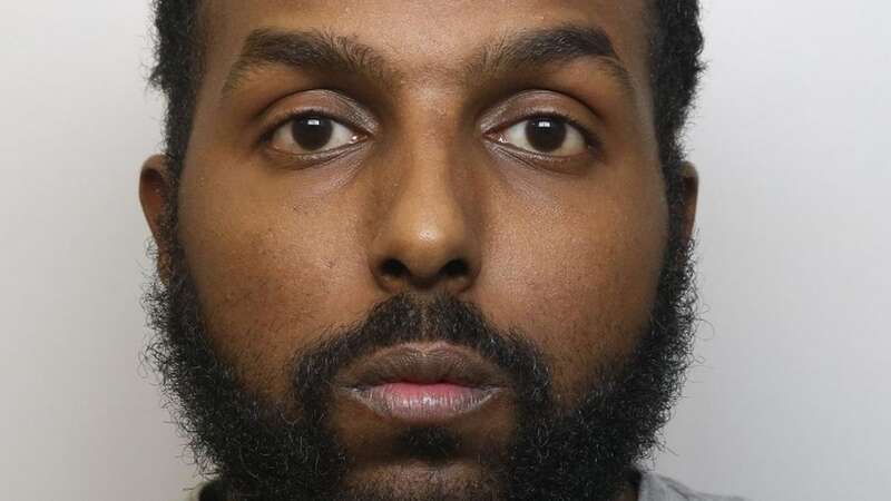 Abdulrizak Ali Hersi, 32, was spotted attacking the schoolgirl when she got onto a Tube in central London with her family (Image: BTP / Twitter)