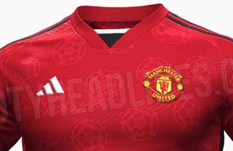 Man Utd's 'monstrosity' of a 2023/24 home kit 'leaked' as launch date delayed