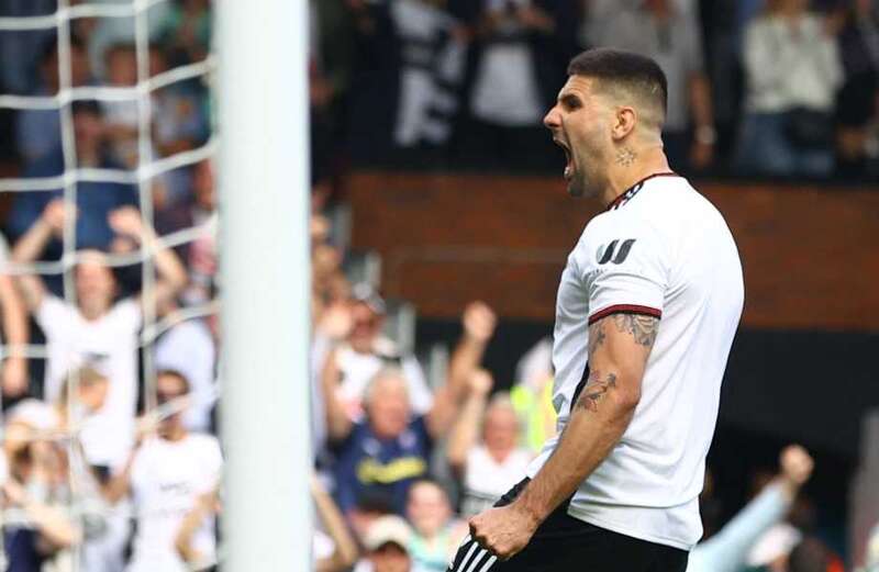 Mitrovic wears shirt with no number after he's left with bloody nose