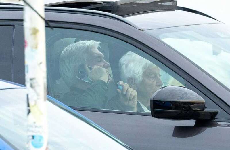 Phillip Schofield pictured in tense phone call after brutal This Morning axe