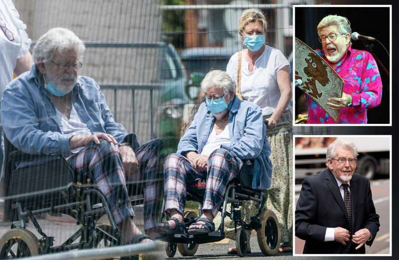 Rolf Harris' last official sighting reveals paedo TV star in wheelchair