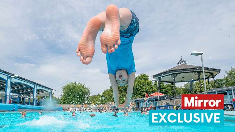 Swimming pools are about to be packed out with very warm weather on the way (Image: PA)