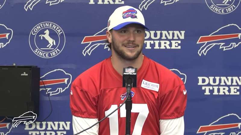 Josh Allen has made his feelings clear on next season already (Image: Buffalo Bills)