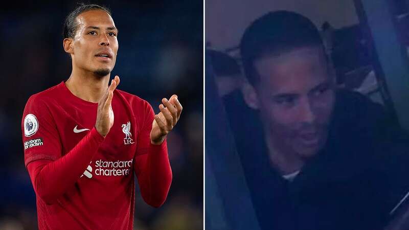 Virgil van Dijk served customers at McDonald