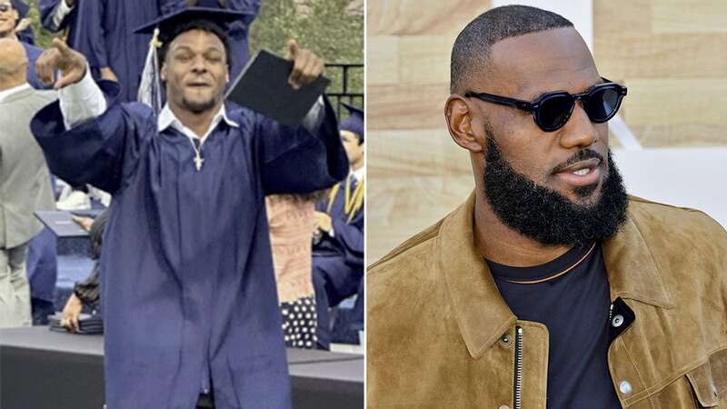 BRONNY JAMES GRADUATION POSTED TO INSTAGRAM BY HIS FATHER LEBRON JAMES (Image: INSTAGRAM/kingjames)