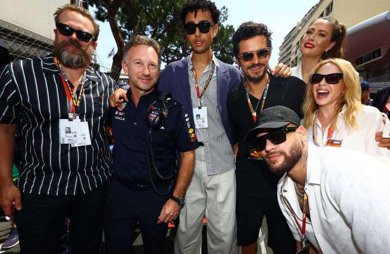 Sharapova, Orlando Bloom, Neymar and Kylie Minogue among celebs at Monaco GP