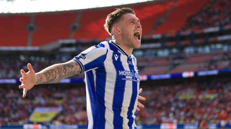 Josh Windass celebrates his winning header (Image: Getty Images)