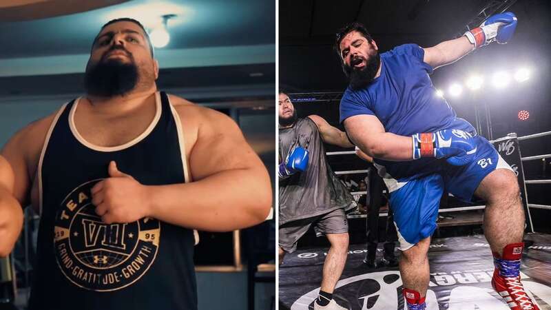 Iranian Hulk shows off nine-month transformation after embarrassing boxing debut