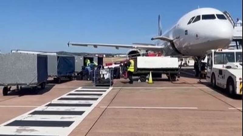 Some people were left stranded at Exeter Airport after the flight was delayed (Image: Submitted)