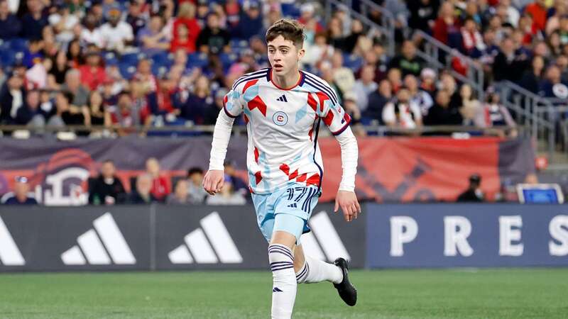 Chicago Fire attacking midfielder Brian Gutierrez could be subject to interest from European clubs this summer. (Image: Fred Kfoury III/Icon Sportswire via Getty Images)