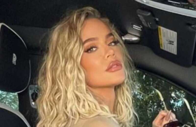 Khloe shows off her frail frame in nude catsuit in sexy new snaps