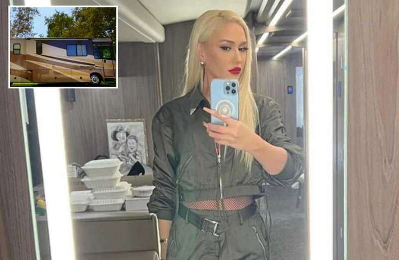 Inside glam rock chick Gwen Stefani’s luxury motorhome worth over £300k