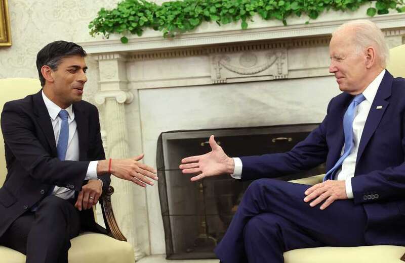 Joe Biden accidentally calls Rishi Sunak 'Mr President' in White House