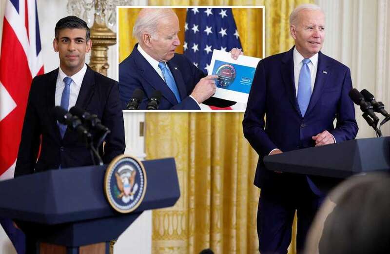 Rishi Sunak and Joe Biden announce sweeping new economic pact