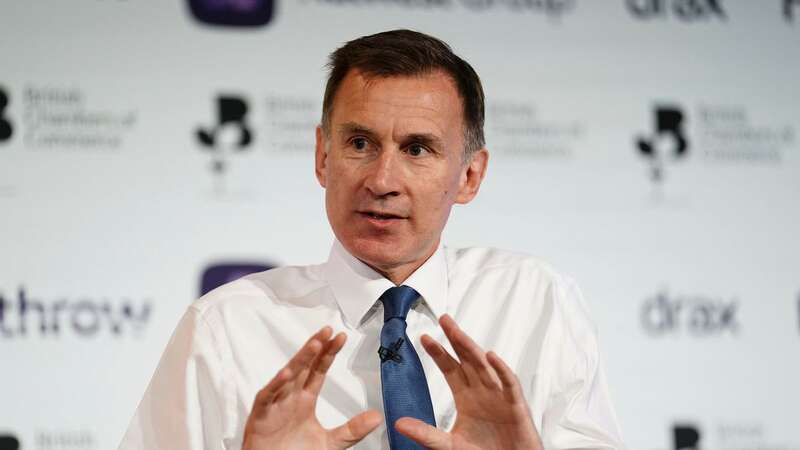 Chancellor Jeremy Hunt (Image: PA)