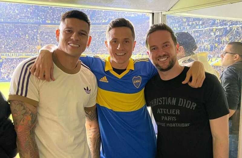 Ander Herrera admires ‘unforgettable’ Bombonera with ex-Man Utd pal as Boca win