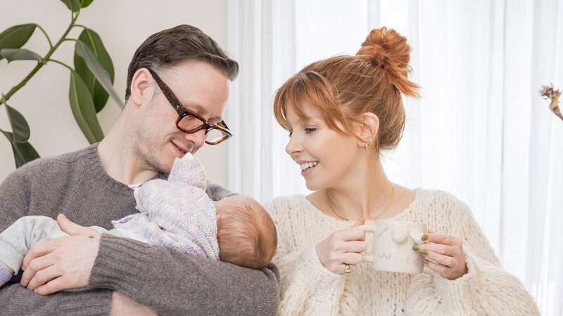 Kevin Clifton and Stacey Dooley welcomed their first child, Minnie, together in January (Image: UKTV)