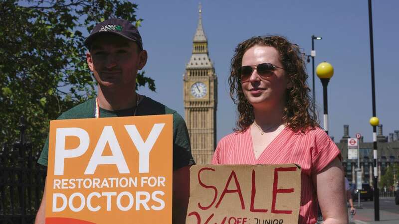 Hot weather conditions are putting pressure on the NHS (Image: AP)