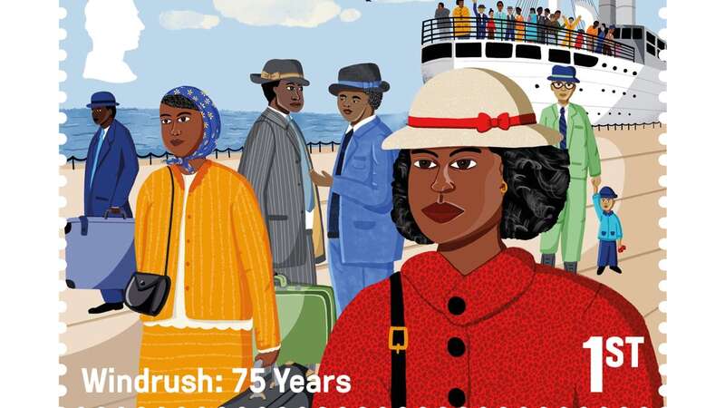 Royal Mail has released a special edition of stamps illustrated by Black British artists ahead of Windrush 75 (Image: PA)