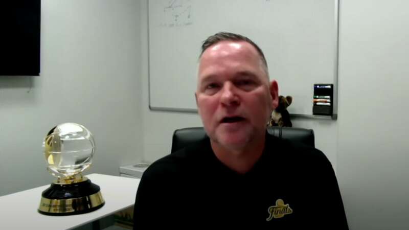 Head coach Michael Malone of the Denver Nuggets addresses the media. (Image: Justin Edmonds/Getty Images)