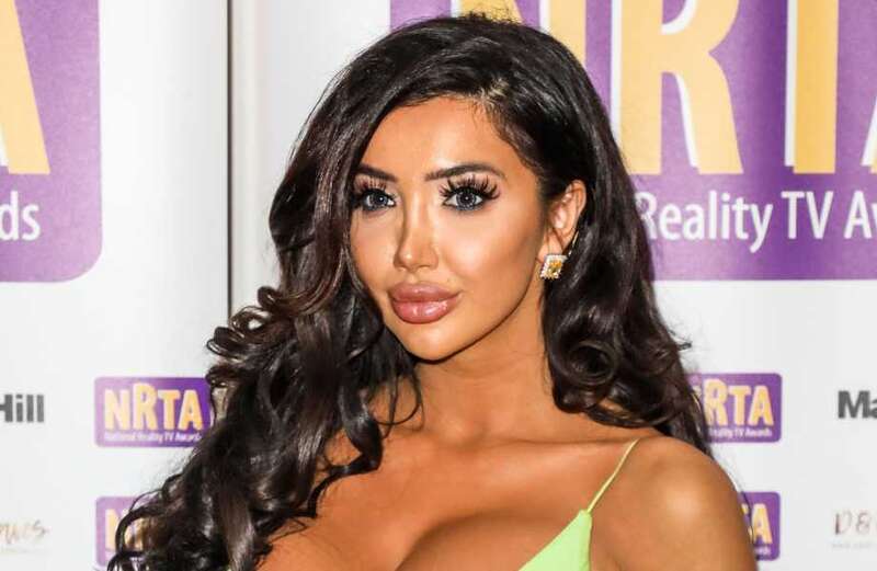 Chloe Khan strips off to barely-there string bikini to pose with in London