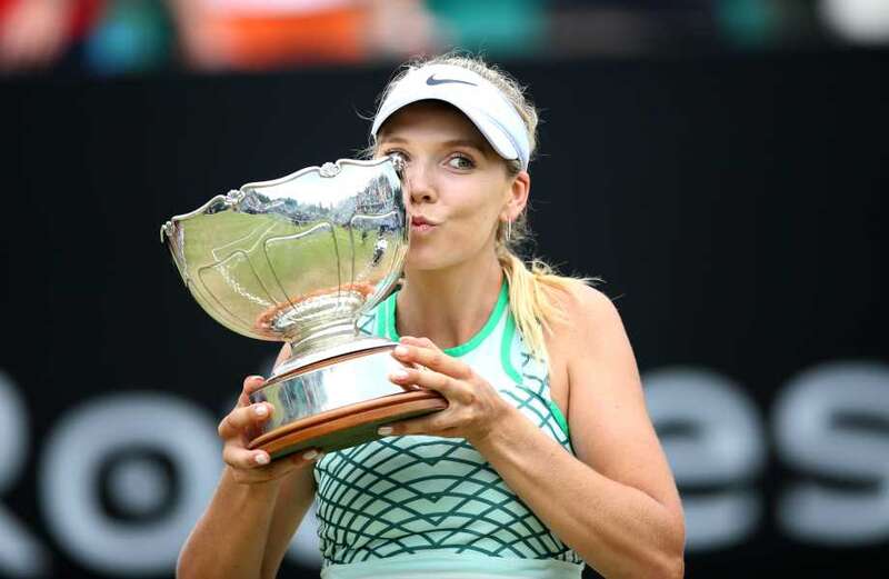 Katie Boulter breaks down in tears after winning Wimbledon warm-up tournament