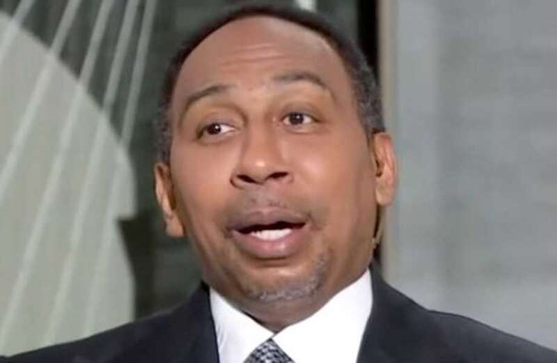 Stephen A Smith fakes heart attack on live TV