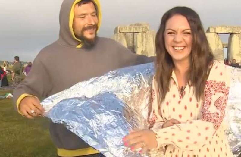 Good Morning Britain's Laura Tobin red-faced as stranger chats her up on air