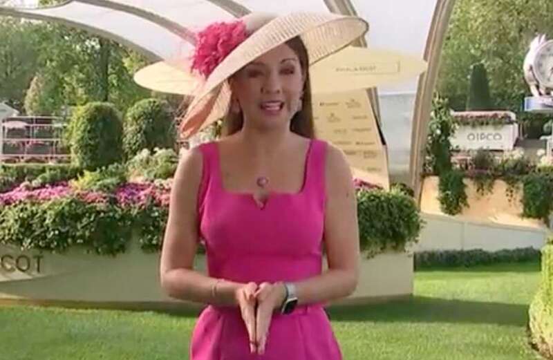 Good Morning Britain's Laura Tobin flashes legs in hot pink dress at Royal Ascot