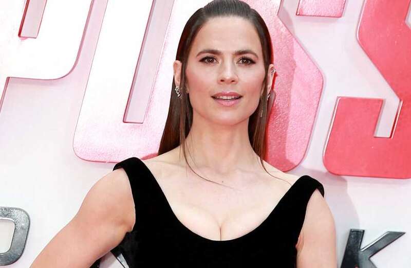 Hayley Atwell turns heads in voluminous dress at Mission Impossible premiere