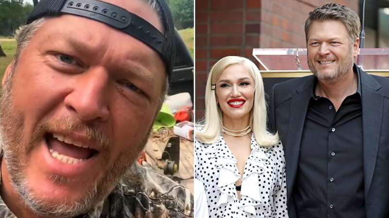 Blake Shelton imitates wife Gwen Stefani singing new song in 