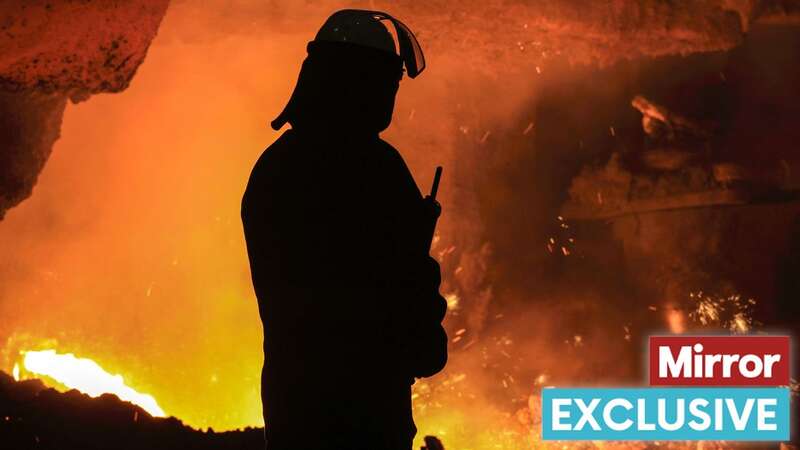 Steelworkers take their fight to Westminster on Wednesday (Image: AFP via Getty Images)