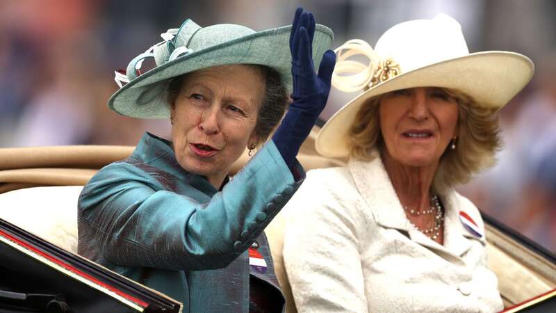 Princess Anne, pictured last week at Royal Ascot, narrowly escaped a kidnapping in 1974 (Image: Getty Images)