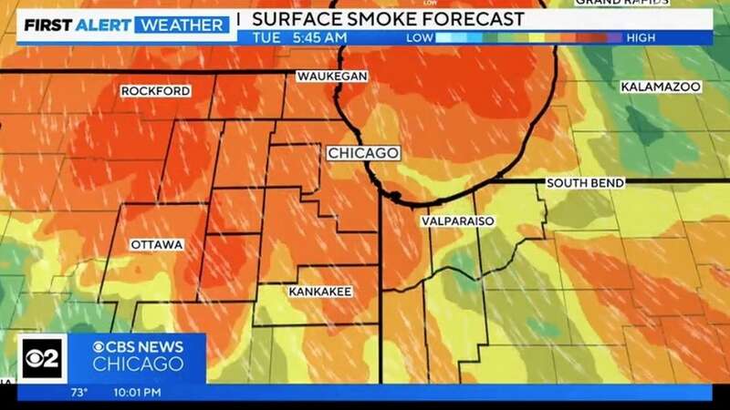 Map shows Chicago