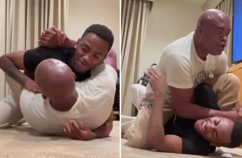 Watch Anderson Silva make his son TAP OUT numerous times in brutal submissions