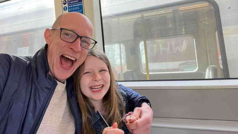 Dr Bobby Stuijfzand with his six-year-old daughter Malou who is British (Image: MyLondon / BPM Media)