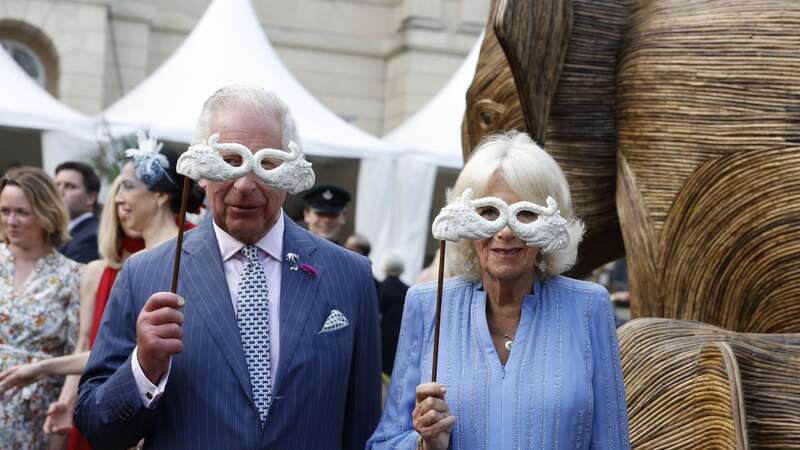 Charles and Camilla at the Animal Ball in London last night (Image: PA)