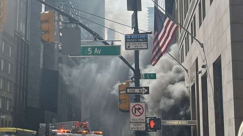 Huge blaze tears through refurbished iconic Tiffany